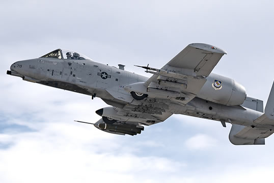 U.S Air Force/Maryland Air National Guard A-10 (Photo by William Lewis Courtesy of Nellis AFB Public Affairs)